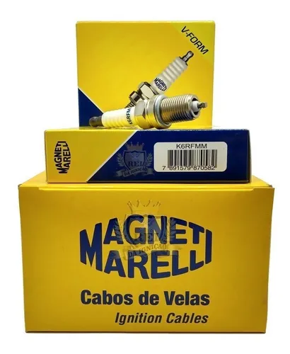 comprar Kit Cabo E Vela Ignição Palio 1.0 8v Gasolina 1996 1997 1998 1999 2000 Marelli Cvmt5402