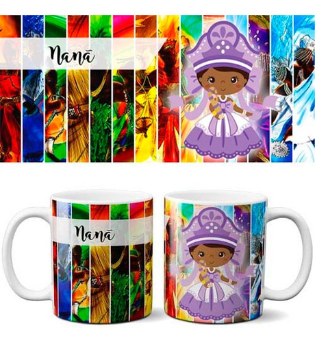 Estampas Canecas Sublimação Orixás Kit 2 Png Mockups