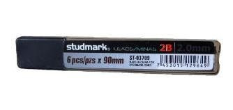 Caja De Minas 2.0mm/2b - Studmark - 12 Unidades De 6 C/u