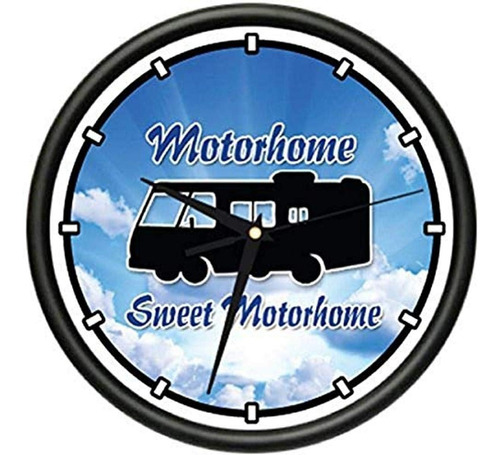 Signmission Sweet Motorhome Reloj De Pared Touring Camping G
