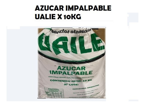 Azucar Impalpable Uaile X 10kg - Mataderos