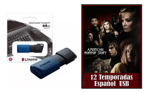 Usb 64 Gb - Serie American Horror Story