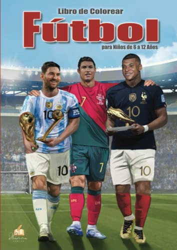 Libro : Futbol Libro De Colorear Para Niños De 6 A 12 Añ 