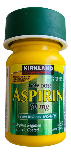 Kirkland Aspirina 81mg 365 Tabletas 