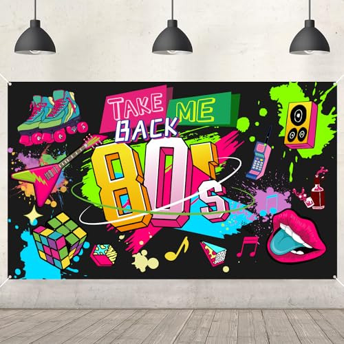 5x3ft 80s 90s Decoraciones De Fiestas, 80s Temáticas Bch47