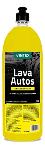 Kit Lavar Carro Lava Autos 1,5l Vintex Toalha Secagem Luva