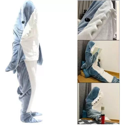 Manta-pijama de Tiburon Cartoon Shark