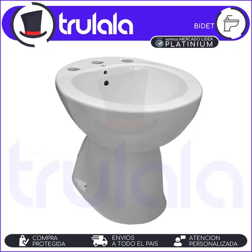 Combo Baño Completo Pringles Mochila Dual Bide Inodoro Tapa