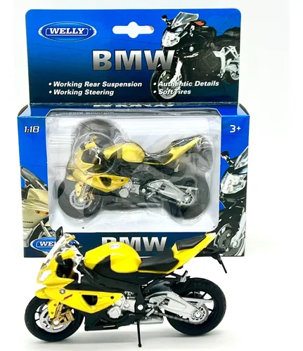 Moto Bmw S1000rr Welly Escala 1 18