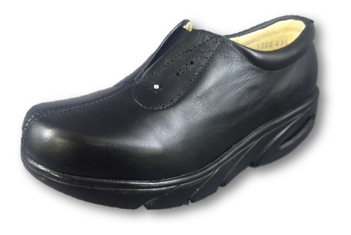 Zapato Negro Cómodos Para Chef Enfermera Dr Hosue 1300 Masai
