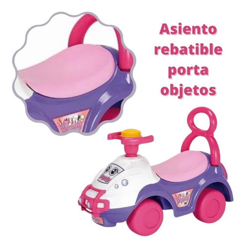 Pata Pata Rondi Caminador Andarin Andador Bebe Colores Cadia Color Beauty Rosa