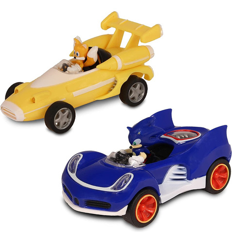 Sonic Transformed All-stars Racing Tails - Sonic Carros 2pk 
