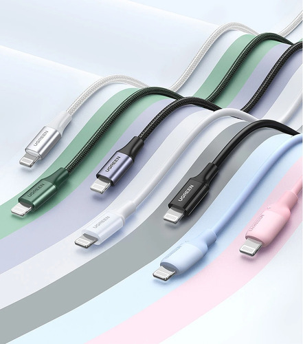 Ugreen Cable Usb C Lightning Para iPhone Certificada 1 Metro