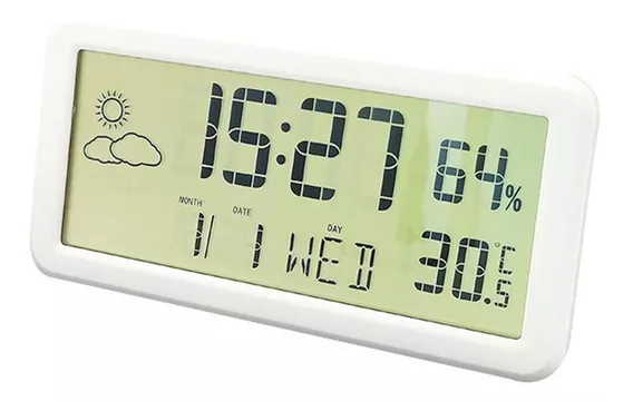 Baño digital estanco despertador duschuhr con LCD-visualización de tiempo 