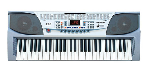Teclado musical Meike MK-2083 54 teclas blanco 9V