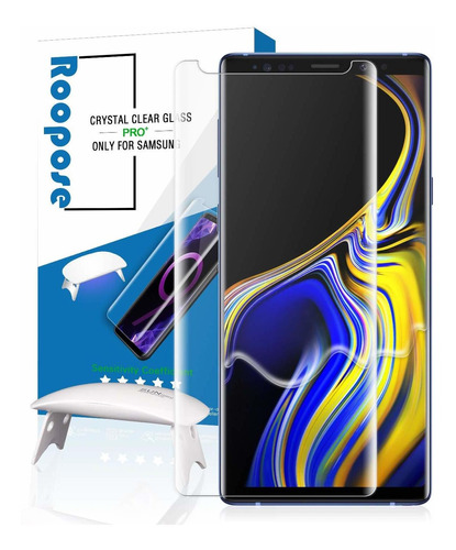 Roopose Galaxy Note 9 Protector Pantalla Vidrio Templado Uk