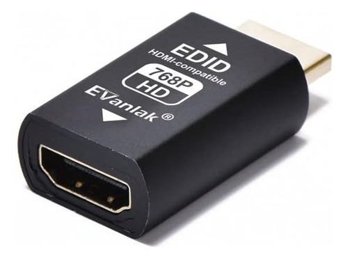 Emulador Hdmi 3ra Generación, Evanlak 1024x768 @60hz