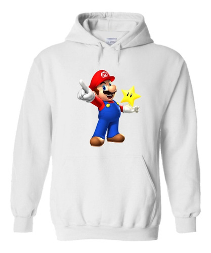  Buzo, Mario Bros Estampado Buso, Saco