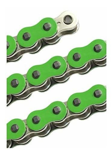 Cadena Ek Chains 520 Mvxz2 Quadra-x (120 Eslabones) (verde)