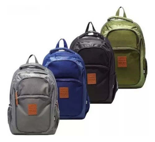 Mochila 18 Espalda Street Wear Lisa X Unidad - 91.2818 Color Diseño De La Tela Liso