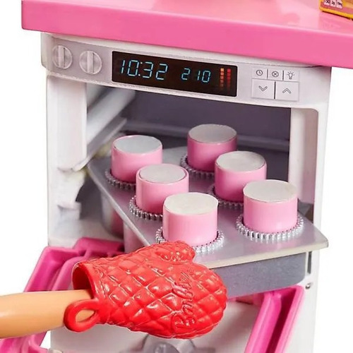 Barbie Chef De Pastelitos Set Juego Cocina Repostera