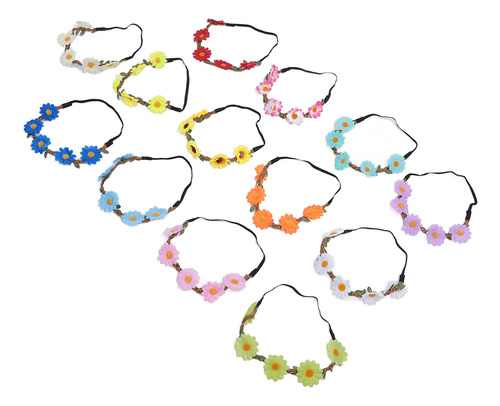 Diadema De Flores, 13 Unidades, Corona Multifuncional