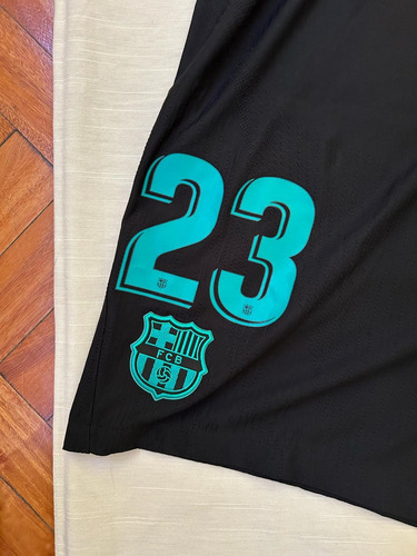 Short De Juego Negro/rosa Nike F.c Barcelona 2020 (Usado)