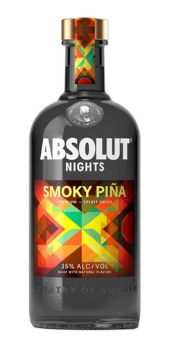 Pack De 2 Vodka Absolut Nights Smoky Piña 700 Ml