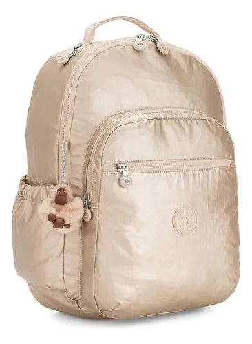 Mochila dorada kipling new arrivals