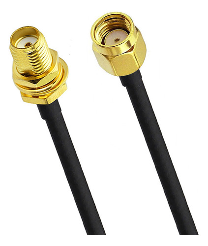 Cabo Coaxial Extensor Rg58 5 Metros Rp-sma Macho X Sma Femea