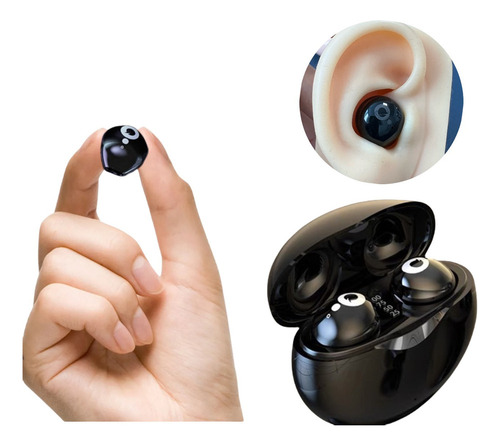 Audífonos Inalámbricos Invisibles Pequeños Con Bluetooth 5.3