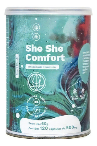 She She Comfort Suplemento Cranberry 120 Cápsulas Ocean Drop
