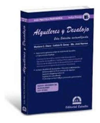 Libro - Guía Práctica Profesional Alquileres Y Desalojo, De