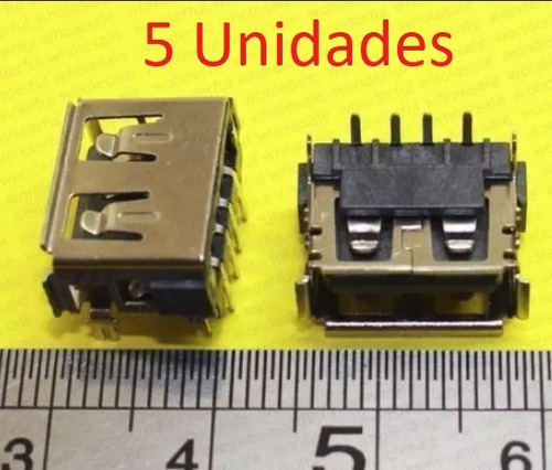 Imagem 2 de 7 de Conector Usb Acer Aspire 5517 5732z 5734z 4732 5516 - 5 Pçs