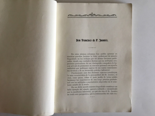 La Teoría Práctica Del Tejido - Francisco De P. Juanico 1911 (Reacondicionado)