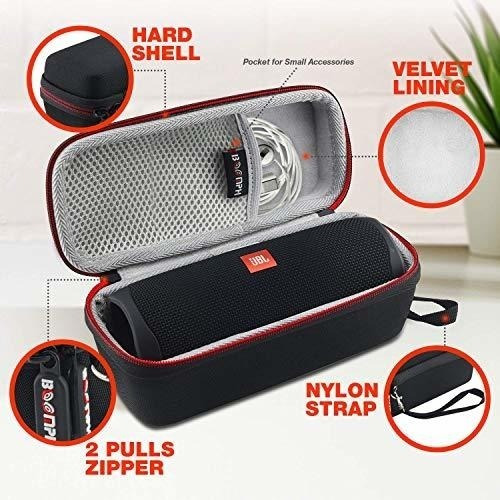 Imagen 3 de 7 de Parlante Jbl Flip 5 Inalambrico Impermeable Con Funda Negro