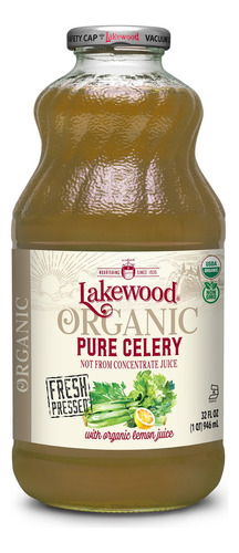 Lakewood Organic Celery Juice Jugo De Apio 946ml