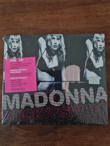 Madonna Sticky And Sweet Tour Cd+dvd Sellado 