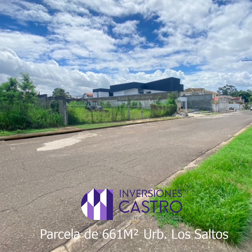 En Venta: Parcela De Terreno De 661 Mts², En Urb. Los Saltos Alta Vista, Puerto Ordaz