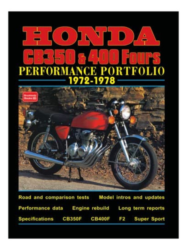 Libro: Honda Cb350 & 400 Fours Performance Portfolio