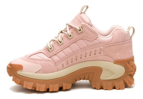 Zapatilla Cuero Mujer Intruder Rosa Palido Cat