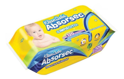 Pack De 24 Toallitas Húmedas Absorsec 120 Piezas