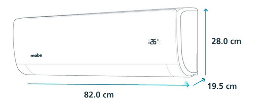Imagen 6 de 8 de Aire Acondicionado Split Mabe 12000 Btu 220v