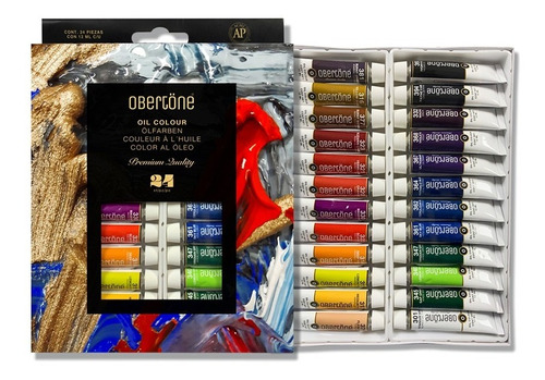 Set Pintura Oleo Obertone Premium 24 Pz