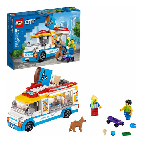 Lego City Ice Cream Truck 60253, Cool Building Set Pa Fr32ee