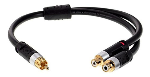 Adaptador Rca Y De Mediabridge Serie Ultra 12 Pulgadas 1male