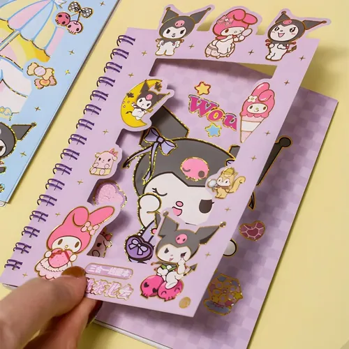 2026 Cuaderno De Pegatinas Adorables De Hello Kitty Sanrio | Cuotas sin ...