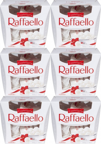 Chocolate Italiano Importado Ferrero® Raffaello Canasta X 6