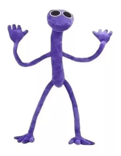 Purple boneco de pelúcia Rainbow friends Roblox