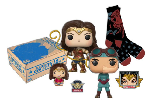 Funko Pop Box Dc Wonder Woman Legion Of Collector